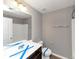 Clean bathroom with white vanity and shower/tub combo at 3457 Sardis Bend Dr, Buford, GA 30519