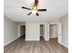 Spacious main bedroom with multiple closets and wood-like flooring at 3457 Sardis Bend Dr, Buford, GA 30519