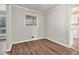 Simple dining area with hardwood floors and neutral walls at 2372 Tyler Way, Decatur, GA 30032