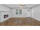 Living room with hardwood floors, fireplace and lots of light at 345 Shannon Way, Lawrenceville, GA 30044