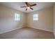 Bedroom with neutral walls, ceiling fan and carpet at 5310 Timbo Ln, Mableton, GA 30126