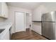 Modern kitchen with stainless steel appliances and white cabinets at 3395 Springlake Dr, Decatur, GA 30032