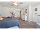 Charming bedroom with ceiling fan and plenty of closet space at 667 Crosshaven Dr, Marietta, GA 30066