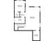 Basement floor plan with large storage area at 667 Crosshaven Dr, Marietta, GA 30066