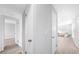 Hallway with fresh paint and flooring at 3091 Colonial Way # E4, Chamblee, GA 30341