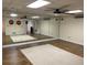 Dance Studio with hardwood floors and mirrored walls at 1417 Doe Valley Dr, Lithonia, GA 30058