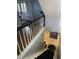 View of the staircase leading up and down at 1417 Doe Valley Dr, Lithonia, GA 30058