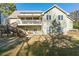 Two story house exterior, large deck and backyard at 3133 Callie Still Rd, Lawrenceville, GA 30045