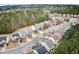 Aerial view of a quiet residential neighborhood nestled among lush greenery at 4676 Ravenwood Loop, Union City, GA 30291