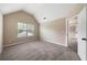 Bedroom with window and carpet at 6235 Stillwood Ln, Cumming, GA 30041