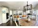 Updated kitchen with white cabinets, granite countertops, and stainless steel appliances at 2968 Winterthur Close Nw, Kennesaw, GA 30144