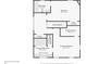 Floor plan of the second floor with primary bedroom and bathroom at 665 Ferris Sw St, Atlanta, GA 30310