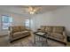 Living room with two sofas and a coffee table at 3284 Long Iron Pl, Lawrenceville, GA 30044