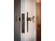 Close up of antique glass and brass door knob at 566 Church Ne St, Marietta, GA 30060
