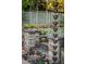 Stone steps with a charming copper rain chain at 566 Church Ne St, Marietta, GA 30060