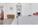 Serene bedroom featuring modern furnishings, neutral tones, and easy access to the en-suite bathroom at 3325 Piedmont Ne Rd # 2702, Atlanta, GA 30305