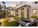 Inviting backyard with pool, spa, and lounge area; perfect for relaxation at 211 N Esplanade, Alpharetta, GA 30009
