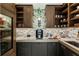 Well-equipped butler's pantry with ample storage and high-end appliances at 211 N Esplanade, Alpharetta, GA 30009
