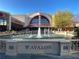 Avalon's beautiful centerpiece fountain with Regal Cinemas in the background at 211 N Esplanade, Alpharetta, GA 30009