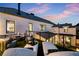 Spacious rooftop deck with lounge chairs and city views at 211 N Esplanade, Alpharetta, GA 30009
