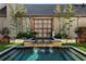 Serene water feature with multiple tiers and stone accents at 211 N Esplanade, Alpharetta, GA 30009