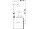 Layout depicts the first floor, featuring a two-car garage, kitchen, Gathering room and covered patio at 4150 Cavalier Way, Duluth, GA 30097