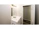 Bright bathroom with vanity, mirror and shower/tub combo at 3130 Mars Hill Rd, Acworth, GA 30101