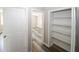 Hallway with linen closet and view into bedroom at 3130 Mars Hill Rd, Acworth, GA 30101