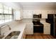 Modern kitchen featuring stainless steel appliances and white cabinets at 500 Carillon Ct, Stone Mountain, GA 30083
