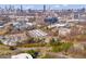 An aerial view showcasing the urban skyline and multiple residential and commercial buildings at 821 Ralph Mcgill Ne Blvd # 2303, Atlanta, GA 30306