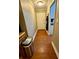 Inviting entryway with hardwood floors and ample space for storage at 710 River Run Dr, Atlanta, GA 30350
