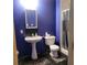 Small bathroom with shower, toilet and sink at 155 Vinnys Way, Covington, GA 30014