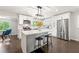 Modern kitchen with island and stainless steel appliances at 1507 Lively Ridge Ne Rd, Atlanta, GA 30329