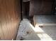 Small bedroom with wood paneling and carpet at 3965 Pecan Rd, Loganville, GA 30052