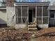Small screened porch with stone steps at 3965 Pecan Rd, Loganville, GA 30052
