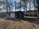 Distressed block shed with open front at 3965 Pecan Rd, Loganville, GA 30052
