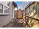 Small backyard with shed and brick patio at 285 Oxford Ne Pl # 4, Atlanta, GA 30307