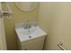 Small bathroom with vanity and mirror at 545 Oak Valley Dr, Riverdale, GA 30274