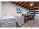 Basement laundry area with washer and dryer hookups at 2849 Crescendo Nw Dr, Atlanta, GA 30318
