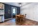 Charming kitchen nook with wood table and four chairs at 2849 Crescendo Nw Dr, Atlanta, GA 30318