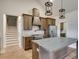 Open concept kitchen with island and vaulted ceiling at 628 Ridge Rd, Dallas, GA 30157