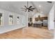 Open living space with vaulted ceiling, and kitchen island at 628 Ridge Rd, Dallas, GA 30157