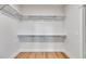 Large walk-in closet with ample shelving and hanging space at 628 Ridge Rd, Dallas, GA 30157