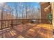 Spacious deck with wooded views, perfect for relaxing and entertaining at 3352 Bartlett Ave, Conyers, GA 30013