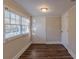 Bright entryway with hardwood floors and white doors at 2599 Browns Mill Se Rd, Atlanta, GA 30354