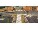 Aerial view of a school campus with ample parking and a large building at 590 Clubwood Ct, Marietta, GA 30068