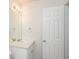 Simple bathroom with vanity and mirror at 850 Oxford Hall Dr, Lawrenceville, GA 30044