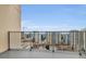 Balcony with city views at 860 Peachtree Ne St # 1617, Atlanta, GA 30308