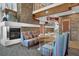 Residential lobby with fireplace, seating, and spiral staircase at 860 Peachtree Ne St # 1617, Atlanta, GA 30308