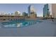Modern rooftop pool with city views and ample seating at 860 Peachtree Ne St # 1617, Atlanta, GA 30308
